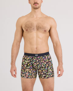 VIBE XTRA BOXER BRIEF | AMATE GARDEN: BLACK-Uncategorised-SAXX-Coriander