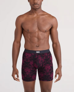 VIBE XTRA BOXER BRIEF | BEAR BROCADE-MAROON-Intimates-SAXX-Coriander