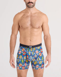 VIBE XTRA BOXER BRIEF | DAY DINKING-BOLD BLUE-Intimates-SAXX-Coriander