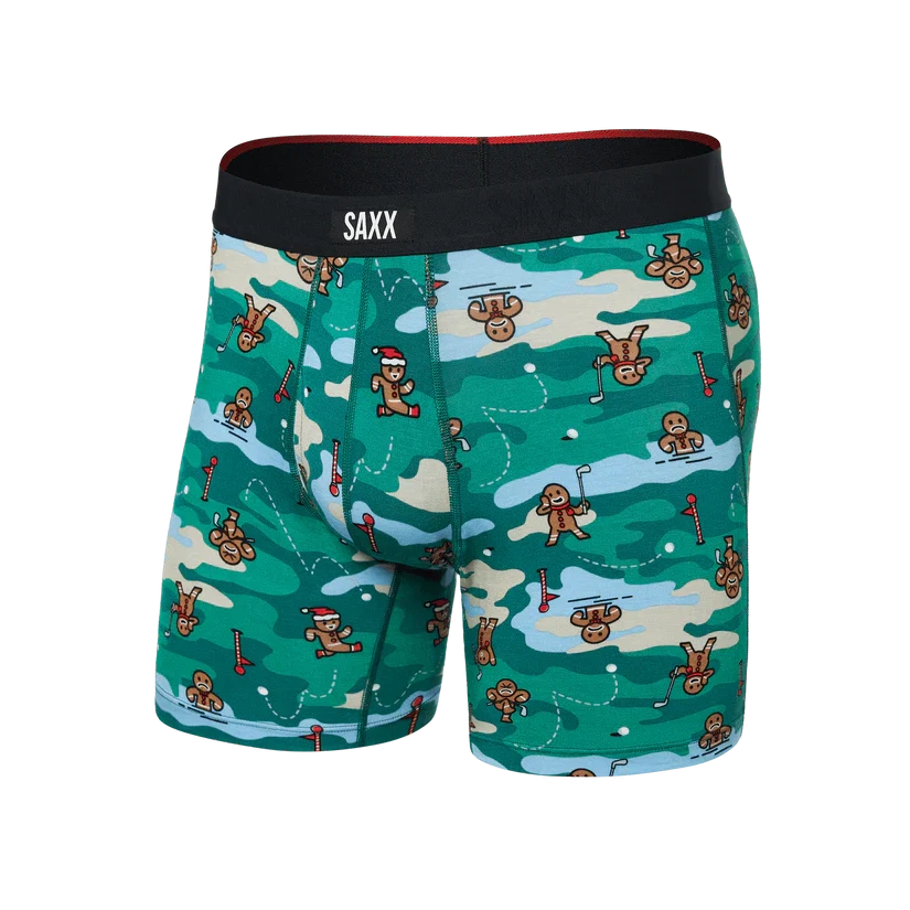 VIBE XTRA BOXER BRIEF | HOLIDAY PAR-TEE-GREEN-Intimates-SAXX-SMALL-HOLIDAY PARTEE GREEN-Coriander