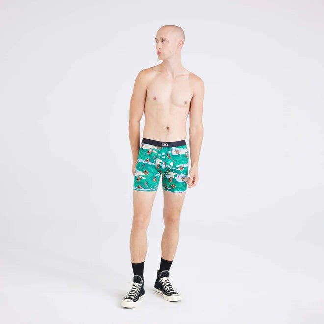 VIBE XTRA BOXER BRIEF | HOLIDAY PAR-TEE-GREEN-Intimates-SAXX-Coriander