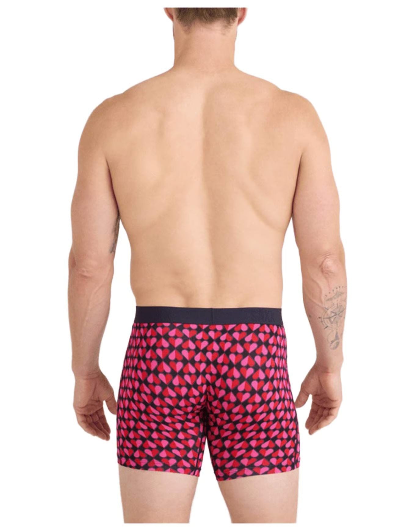 VIBE XTRA BOXER BRIEF | LOVE CHECK BABY-BLACK-Intimates-SAXX-Coriander