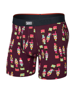 VIBE XTRA BOXER BRIEF | NUTCRACKER 25-MAROON-Intimates-SAXX-Coriander
