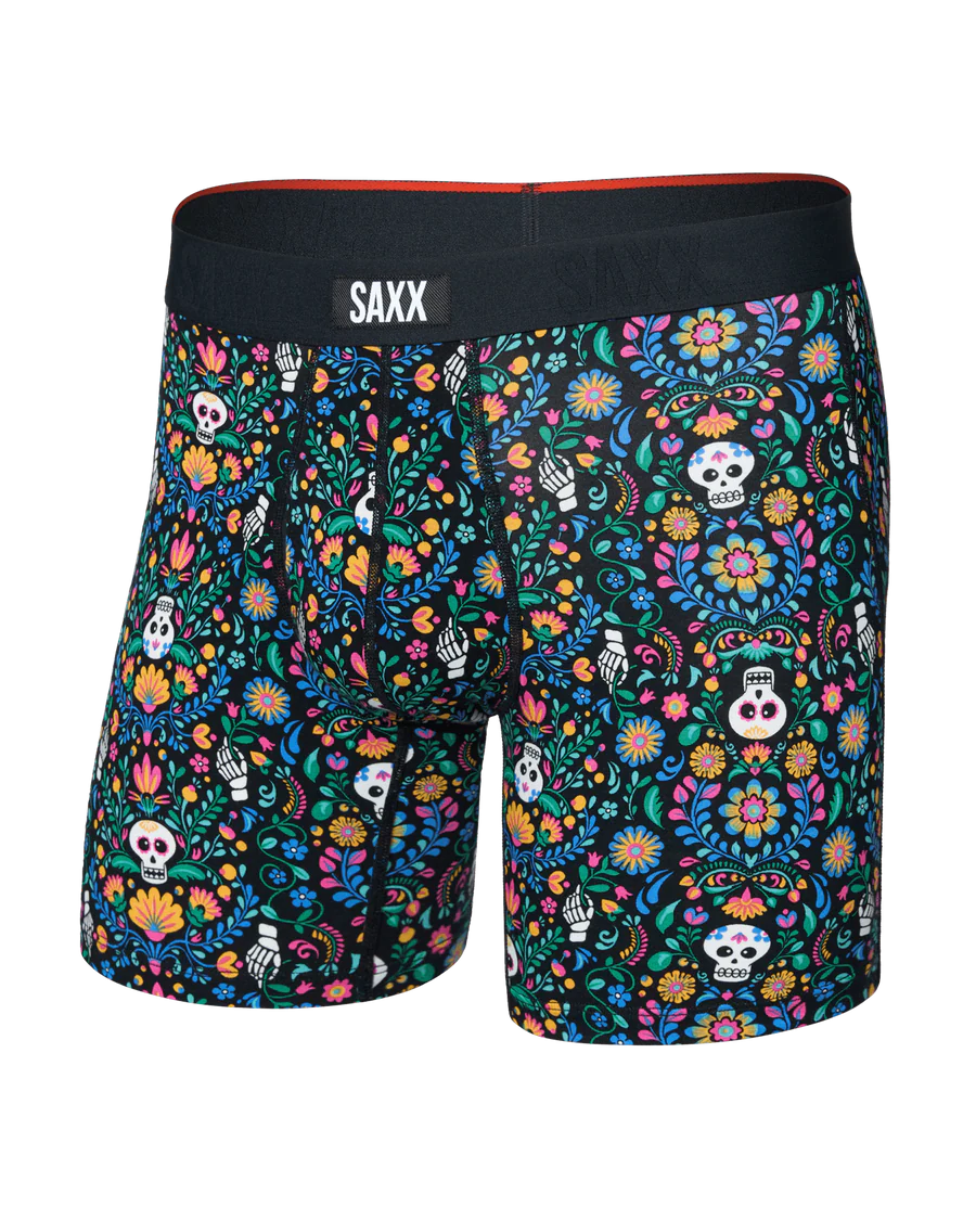 VIBE XTRA BOXER BRIEF | SKULL GARDEN-MULTI-Intimates-SAXX-Coriander