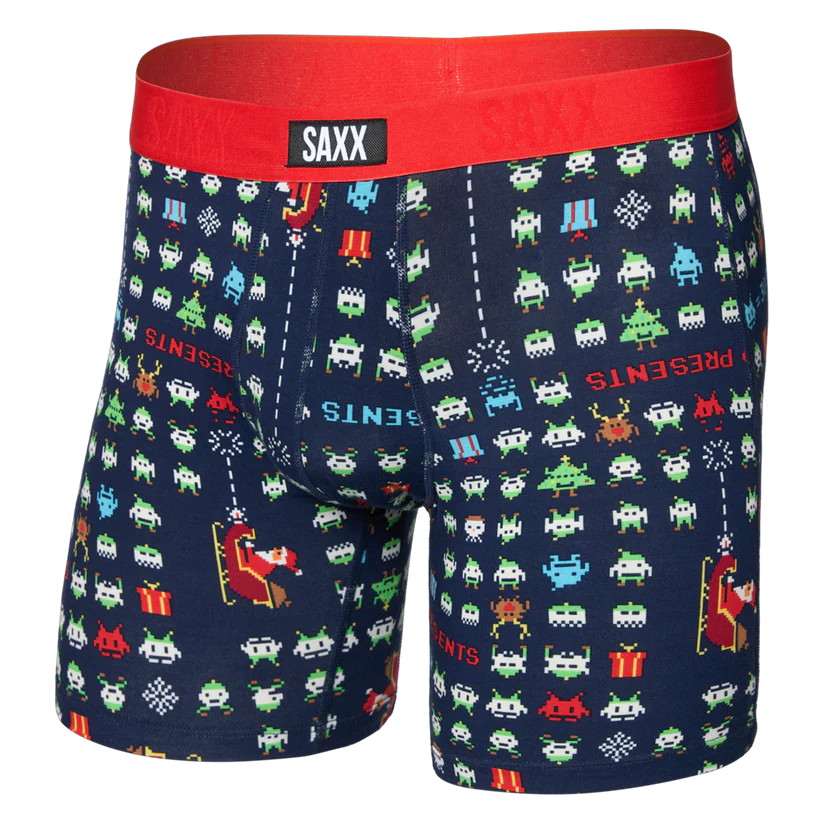 VIBE XTRA BOXER BRIEF | SLEIGH INVADERS-MARITIME
