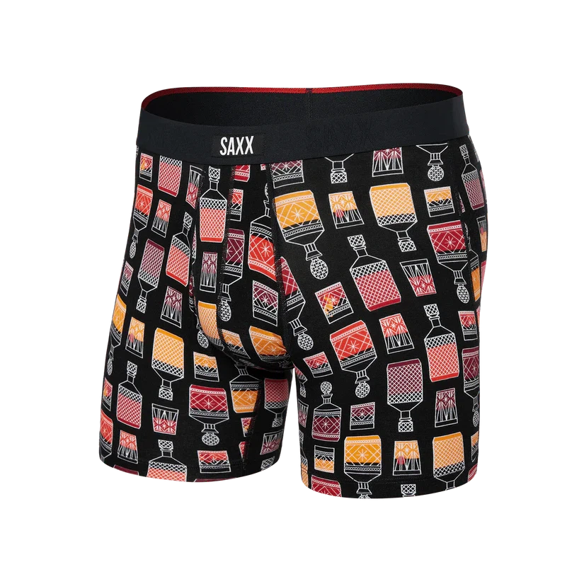 VIBE XTRA BOXER BRIEF | TOP SHELF BLACK-Intimates-SAXX-Coriander
