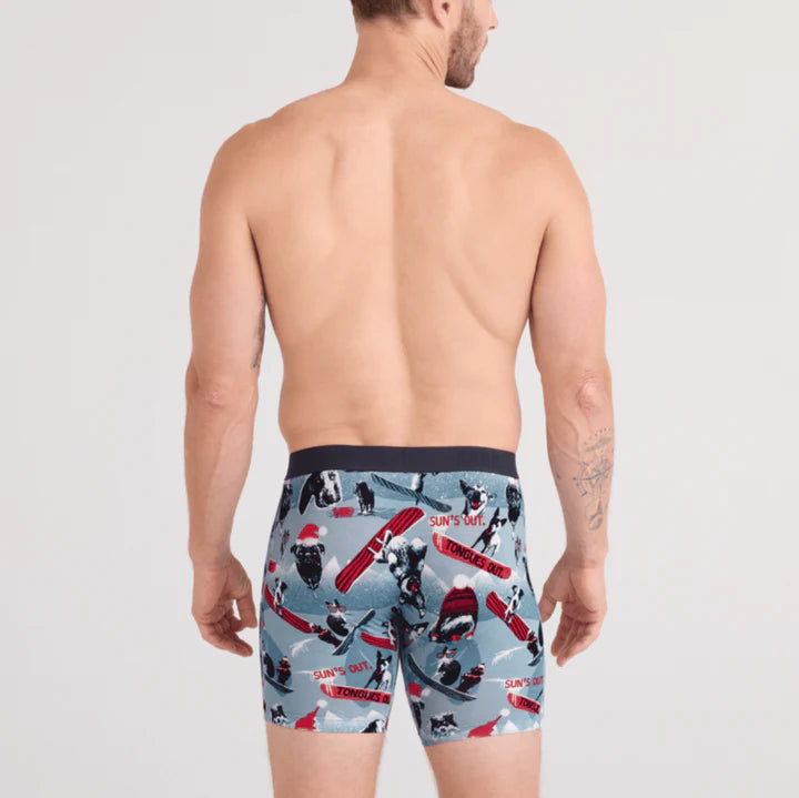 VIBE XTRA BOXER BRIEF | WINTER DOGS OF SAXX-BLUE