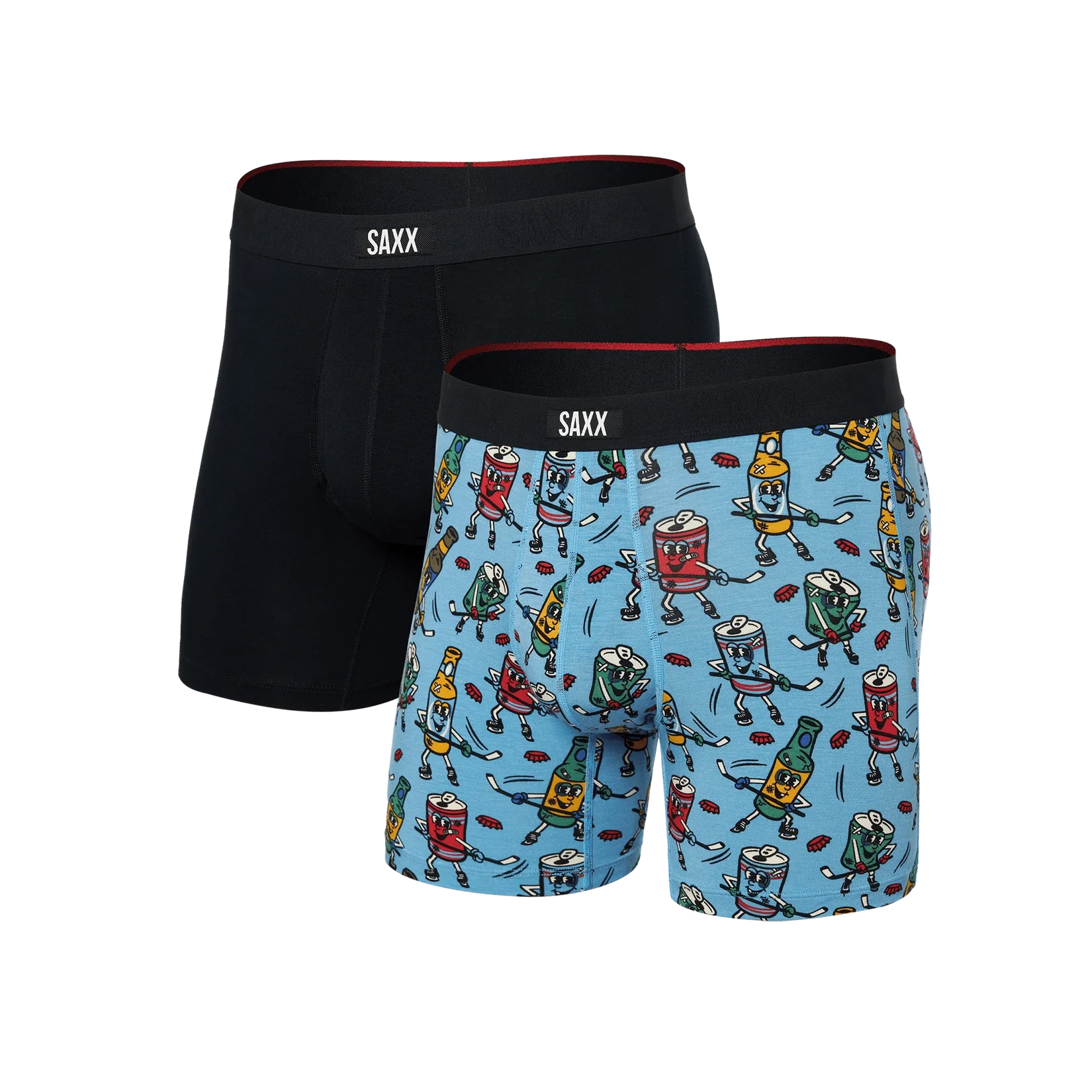 VIBE XTRA SUPER SOFT 2-PACK | BEER HOCKEY/BLACK-Intimates-SAXX-SMALL-BEER HOCKEY-BLACK-Coriander