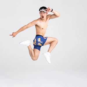 VOLT BOXER BRIEFS | FRESH CATCH NAVY-Underwear-SAXX-Coriander