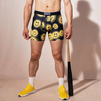 VOLT BOXER BRIEFS | PAINTED SMILE-Underwear-SAXX-Coriander