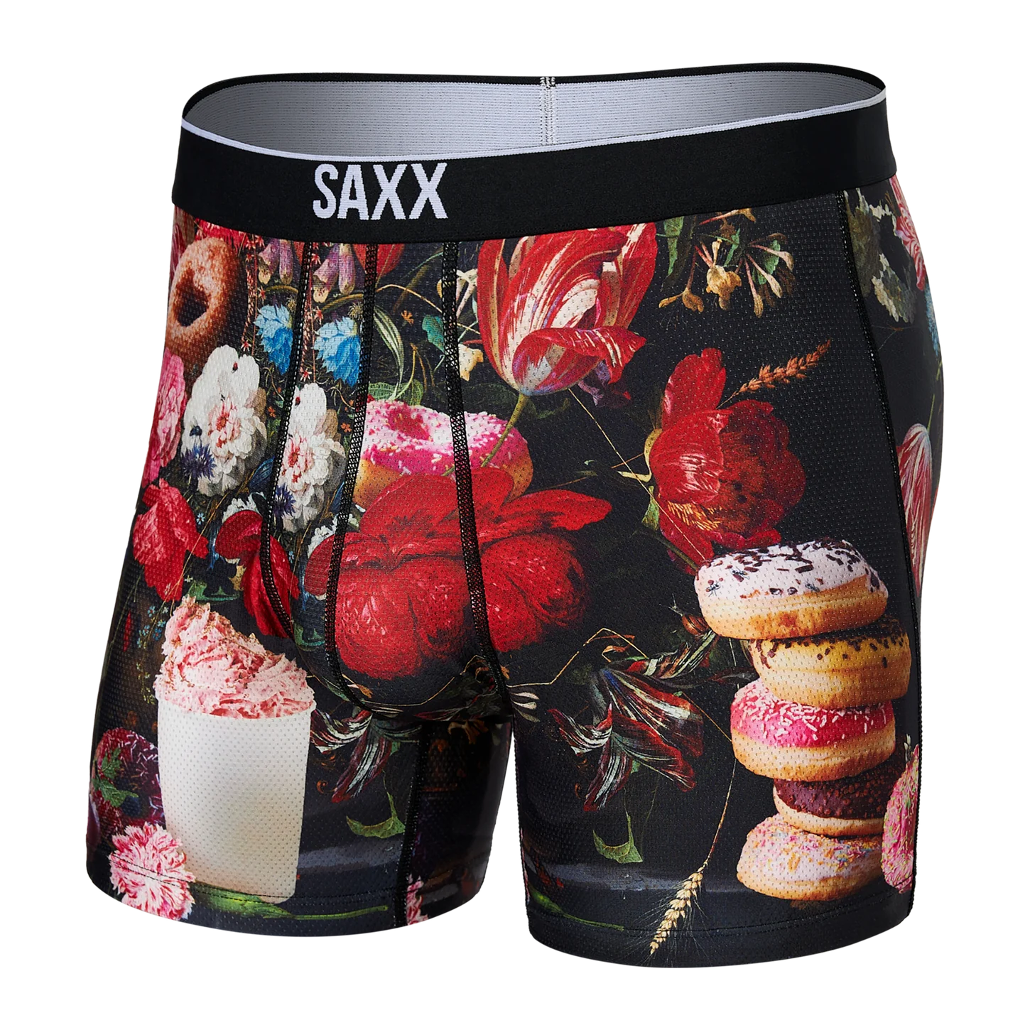 VOLT BOXER BRIEFS - RENAISSANCE DONUT-Underwear-SAXX-MEDIUM-RENAISSANCE DONUT-ML-Coriander