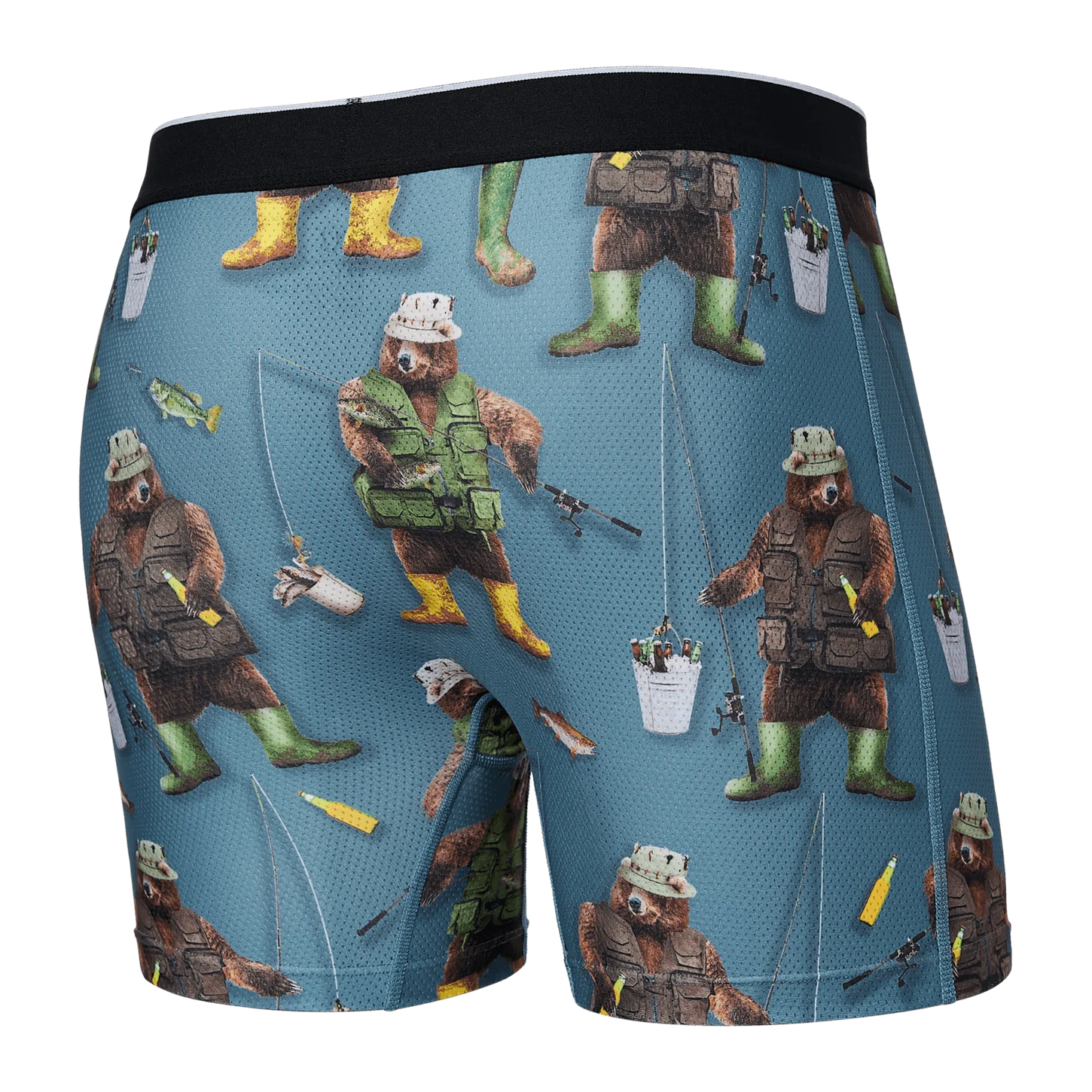 VOLT BOXER BRIEFS | WATER FOUL WASHED TEAL-Underwear-SAXX-Coriander