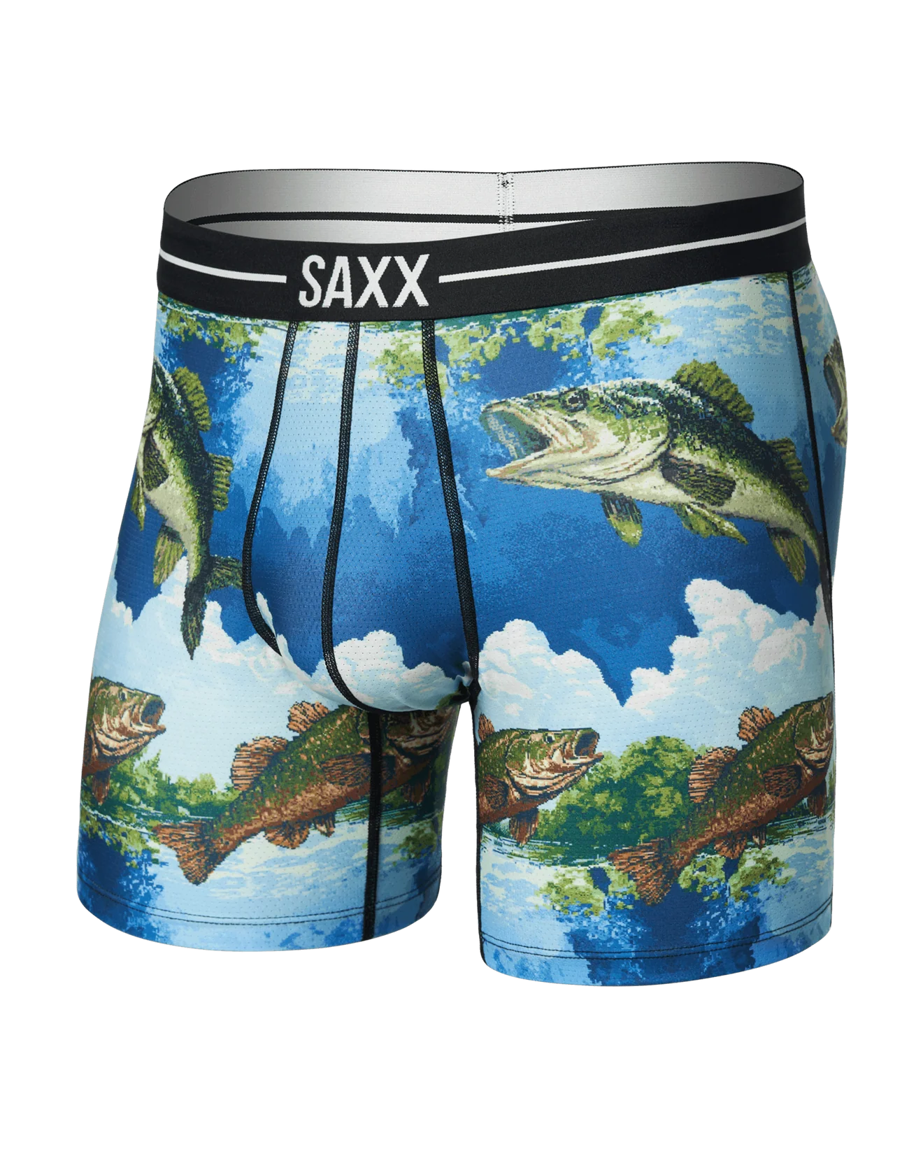 VOLT MESH BOXER BRIEF | BITMAP BIG MOUTH-MULTI