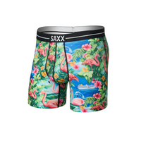 VOLT MESH BOXER BRIEF | FLAMINGO BAY: MULTI-Intimates-SAXX-SMALL-FLAMINGO BAY-MULTI-Coriander