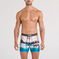 VOLT MESH BOXER BRIEF | GREAT MIGRATION-MULTI-Intimates-SAXX-SMALL-GREAT MIGRATION-MULT-Coriander