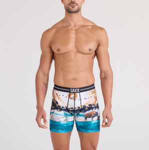 VOLT MESH BOXER BRIEF | GREAT MIGRATION-MULTI-Intimates-SAXX-SMALL-GREAT MIGRATION-MULT-Coriander