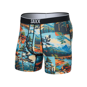 VOLT MESH BOXER BRIEF | PAINTED LANDSCAPE-MULTI-Intimates-SAXX-SMALL-PAINTED LANDSCAPE-Coriander