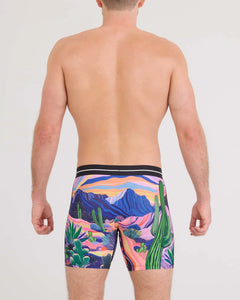 VOLT MESH BOXER BRIEF | PRICKLY PARADISE-MULTI-Intimates-SAXX-Coriander