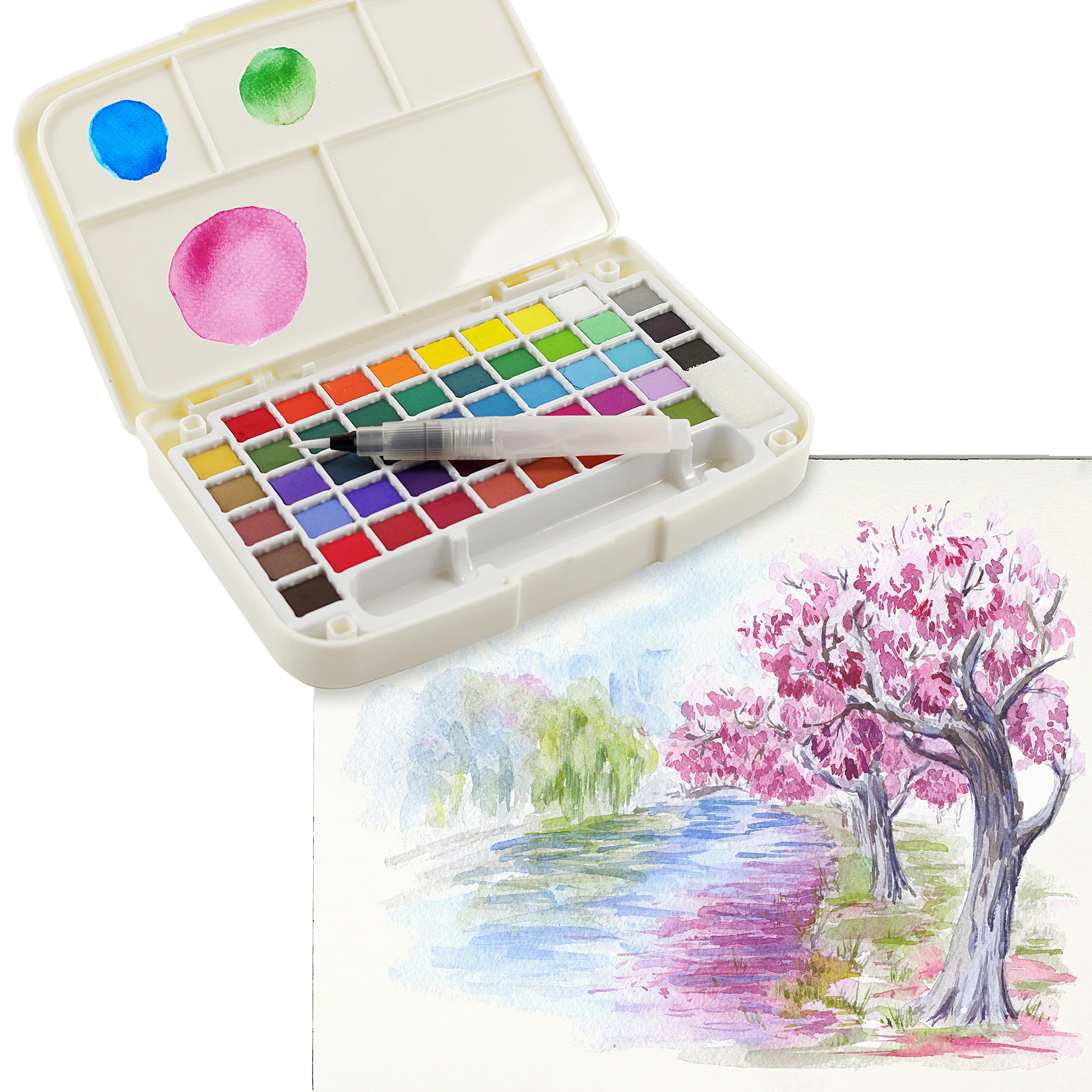 WATERCOLOUR FIELD KIT-Fun and Games-PETER PAUPER PRESS-Coriander