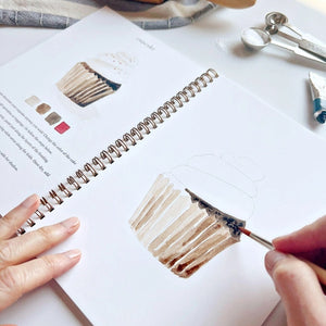 WATERCOLOUR WORKBOOK | BAKING-Fun and Games-EMILY LEX STUDIO-Coriander