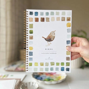 WATERCOLOUR WORKBOOK | BIRDS-Fun and Games-EMILY LEX STUDIO-Coriander