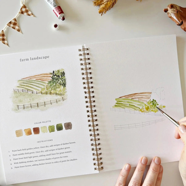 WATERCOLOUR WORKBOOK | FARM