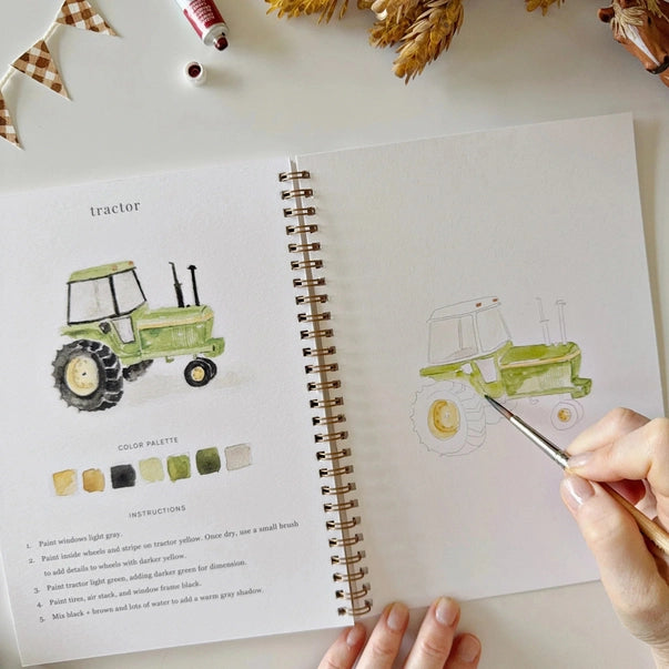 WATERCOLOUR WORKBOOK | FARM