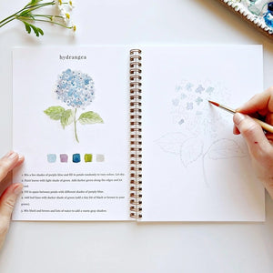 WATERCOLOUR WORKBOOK | FLOWERS-Fun and Games-EMILY LEX STUDIO-Coriander