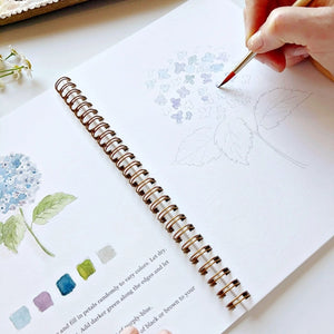 WATERCOLOUR WORKBOOK | FLOWERS-Fun and Games-EMILY LEX STUDIO-Coriander