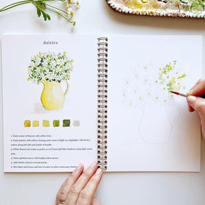 WATERCOLOUR WORKBOOK | FLOWERS-Fun and Games-EMILY LEX STUDIO-Coriander