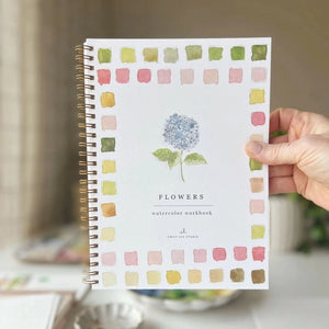 WATERCOLOUR WORKBOOK | FLOWERS-Fun and Games-EMILY LEX STUDIO-Coriander