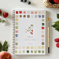 WATERCOLOUR WORKBOOK | FRUIT-Fun and Games-EMILY LEX STUDIO-Coriander