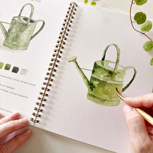 WATERCOLOUR WORKBOOK | GARDEN-Fun and Games-EMILY LEX STUDIO-Coriander