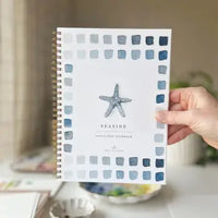 WATERCOLOUR WORKBOOK | SEASIDE-Fun and Games-EMILY LEX STUDIO-Coriander