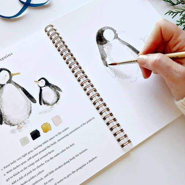 WW-WINTER WINTER WATERCOLOUR WORKBOOK-Uncategorised-EMILY LEX STUDIO-Coriander