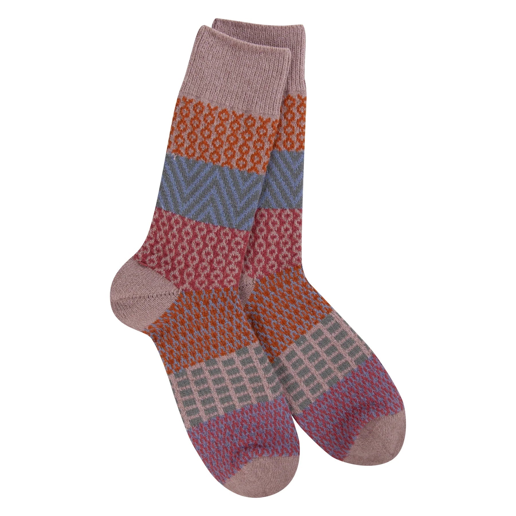 WEEKEND GALLERY CREW WOMEN'S SOCKS-Socks-WORLD'S SOFTEST-BRANDY-Coriander