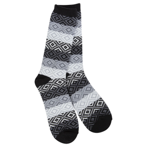 WEEKEND GEM CREW SOCK-Socks & Footwear-WORLD'S SOFTEST-BLACK-Coriander