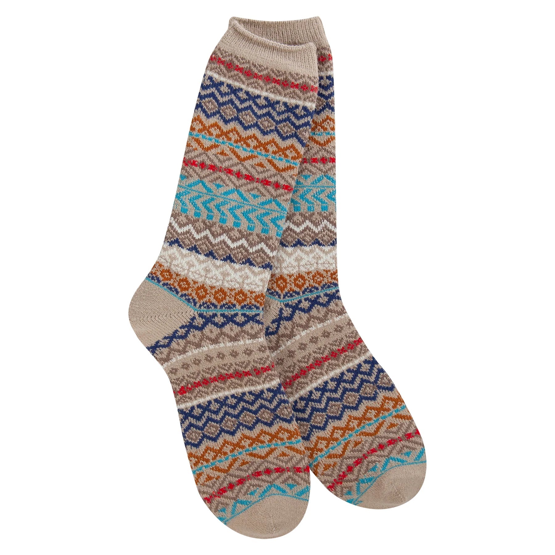 WEEKEND STUDIO CREW WOMEN'S SOCKS-Socks-WORLD'S SOFTEST-TAUPE-Coriander