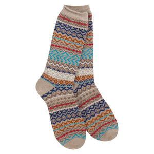 WEEKEND STUDIO CREW WOMEN'S SOCKS-Socks-WORLD'S SOFTEST-TAUPE-Coriander