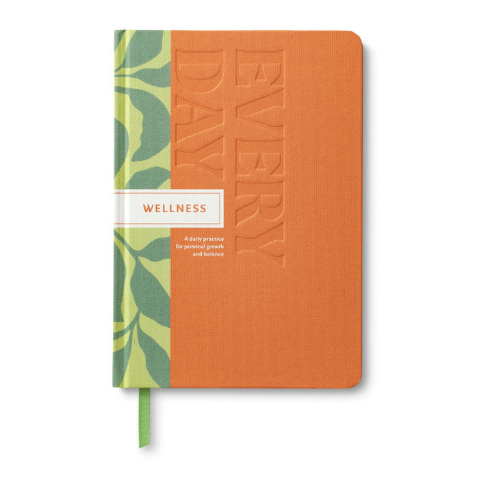 WELLNESS EVERY DAY GUIDED JOURNAL-Books & Stationery-COMPENDIUM-Coriander