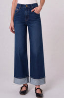 WIDE LEG CUFFED DENIM | MORGAN HIGHRISE-Denim-LIVERPOOL-4-COSMIC DUST-Coriander