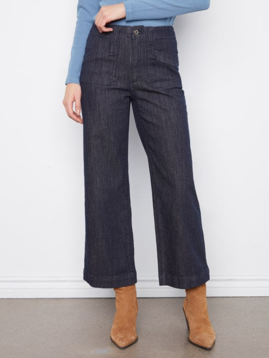WIDE LEG DENIM | CROP FLARE