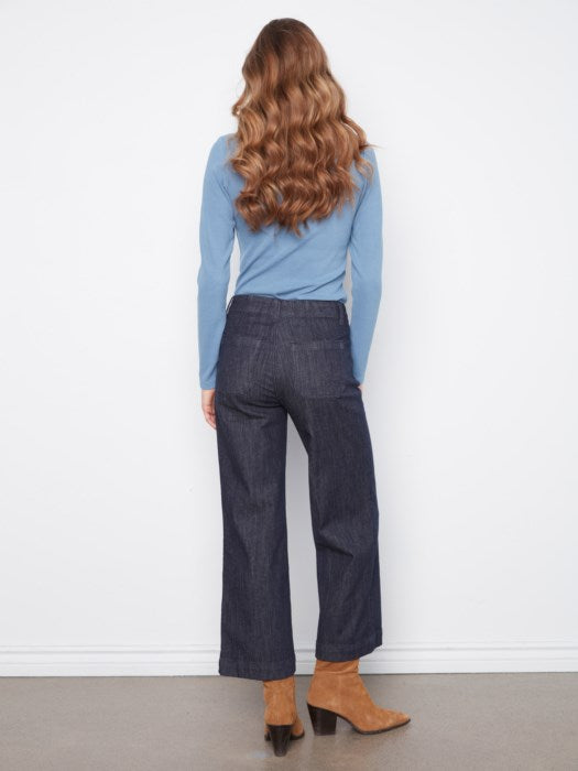 WIDE LEG DENIM | CROP FLARE