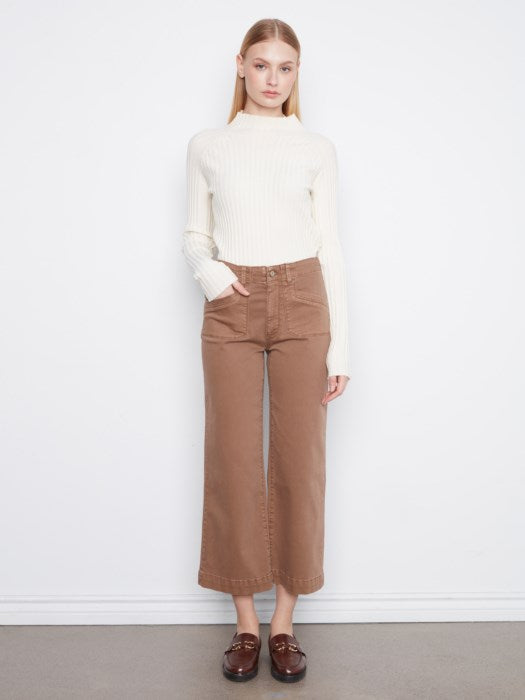 WIDE LEG DENIM | CROP FLARE