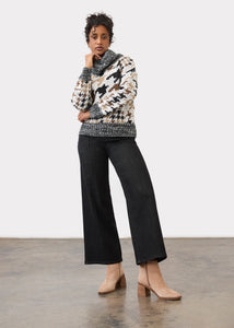 WIDE LEG DENIM | OLIVIA PINTUCK-Denim-FRENCH DRESSING JEANS-2-DEEP BLACK-Coriander