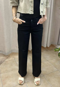 WIDE LEG JEANS | STRIDE CROP-Denim-LIVERPOOL-Coriander