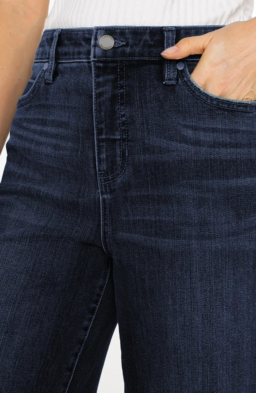 WIDE LEG JEANS | STRIDE: UPLAND-Denim-LIVERPOOL-Coriander