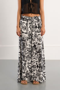 WIDE LEG PANT | HAWAII-Bottom-MOLLY BRACKEN-Coriander
