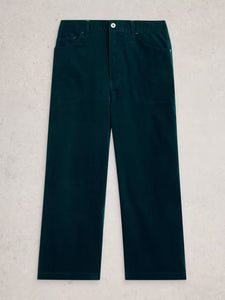 WIDE LEG PANTS | TIA VELVET-Bottoms-WHITE STUFF-Coriander
