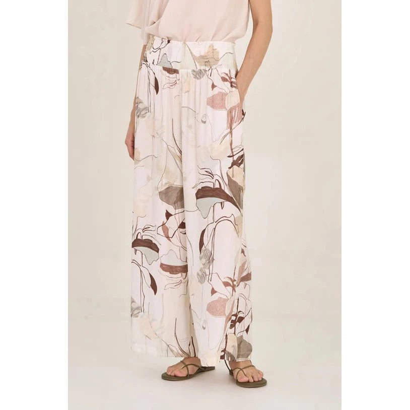 WIDE LEG PRINTED PANTS-Bottoms-GRADE AND GATHER-SMALL-IVORY-Coriander